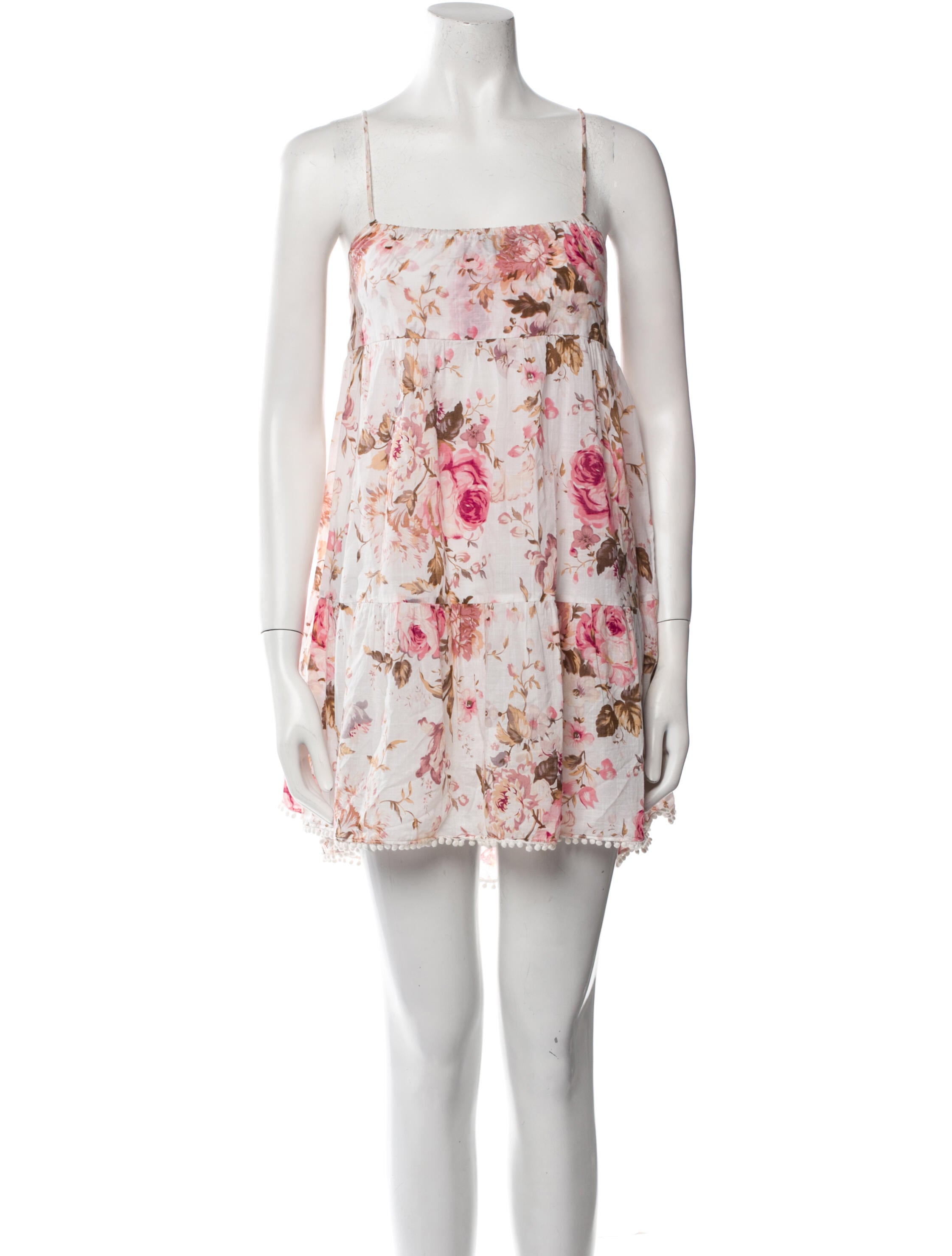 Zimmermann Floral Print Mini Dress